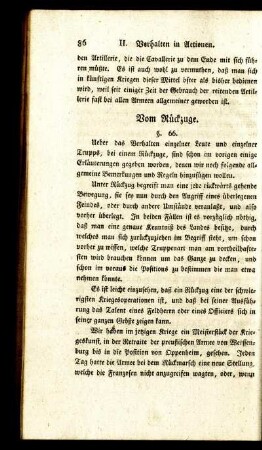Vom Rückzuge
