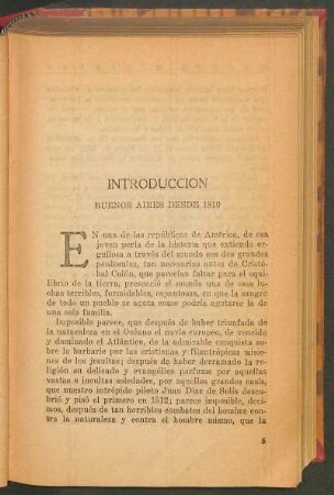 Introducción : Buenos Aires desde 1810