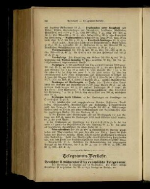Telegramm-Verkehr