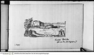 Skizzenbuch Vorderasien, Ägypten, Palästina, Kastell Jericho