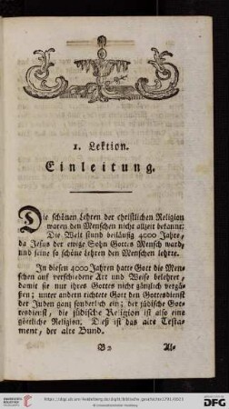 [1. Lektion. Einleitung - 44. Lektion Fortsetzung, und Himmelfahrt Jesu]