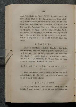 4. Privatbibliotheken.