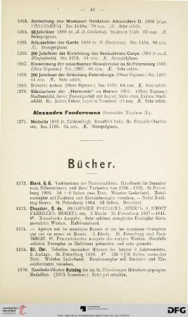 Bücher (Nr. 1272-1279)