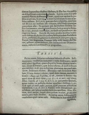 Thesis I. - Thes. XX.