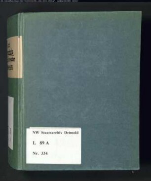 Gogerichtsregister Amt Varenholz
