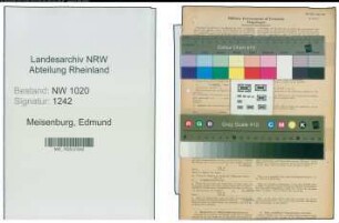 Entnazifizierung Edmund Meisenburg , geb. 16.01.1899 (Gaertner)