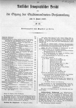 No. 19, 3. Juni 1897