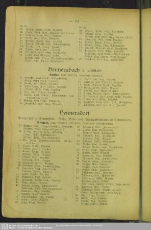 Hennersbach b. Liebstadt