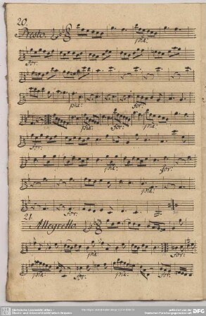 21. Allegretto, B-Dur
