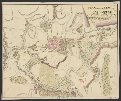 Plan von der Gegend bey Nauemburg