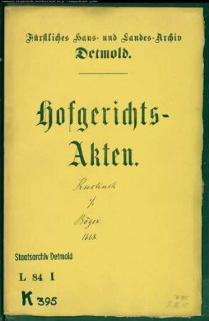 Kuckuck, Hilmar gegen Bernd Bögers Witwe - Schuldforderung