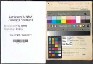 Entnazifizierung Wilhelm Schmidt , geb. 06.03.1898 (Bankbeamter)