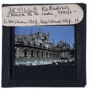 Sevilla, Kathedrale : Außenansicht Sakristeien und Kapitelsaal