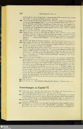 Anmerkungen zu Kapitel VI.