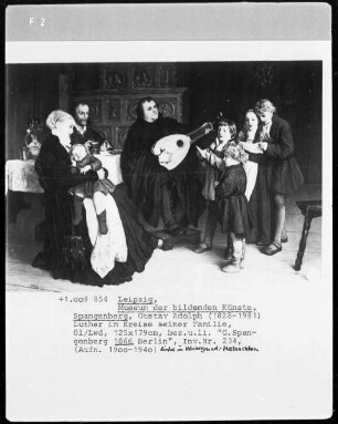 Luther im Kreise seiner Familie