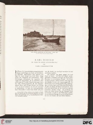 Karl Schuch: in Ferch und Kähnsdorf