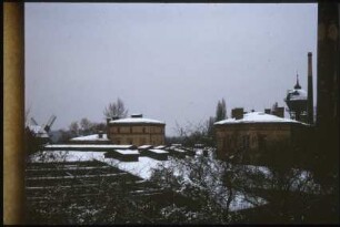 Museumsgebäude im Winter