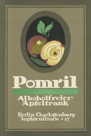 Pomril. Alkoholfreier Apfeltrank