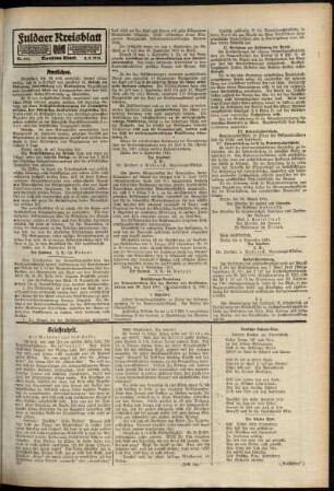 Zweite Ausgabe vom Mittwoch, den 08. September 1915.