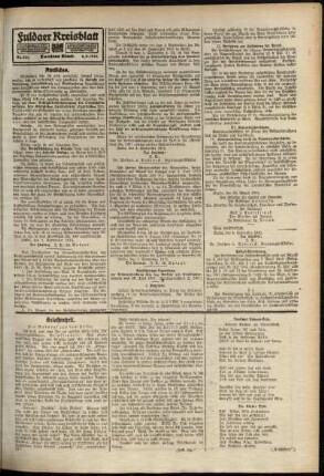 Zweite Ausgabe vom Mittwoch, den 08. September 1915.