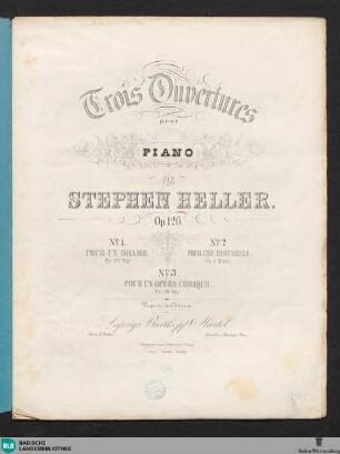 3: Ouverture pour un opéra-comique