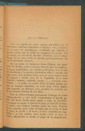 En la orilla