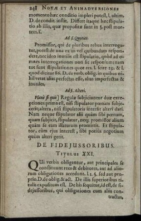 Titulus XXI. - XXIX.