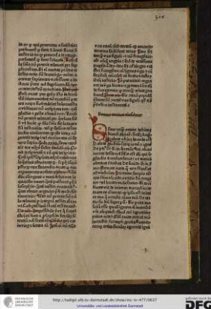 Serve neque omne... Secundum Augustinum habere odium in corde est habere gladium, scorpionem et ignem, de primo sic dicitur in sermone..
