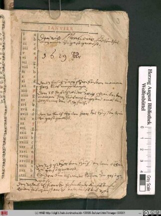 [Almanach pour l'an mil six cent dix-neuf]