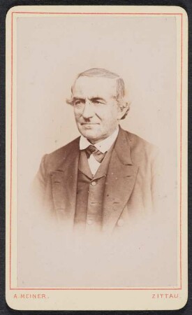 Porträt eine älteren Herren ("Onkel Eduard") : Porträt eine älteren Herren ("Onkel Eduard"). Visitfoto