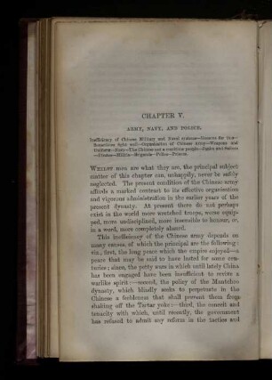 Chapter V. Army, navy, and police.