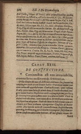 Caput XXVI. De Conjunctione.