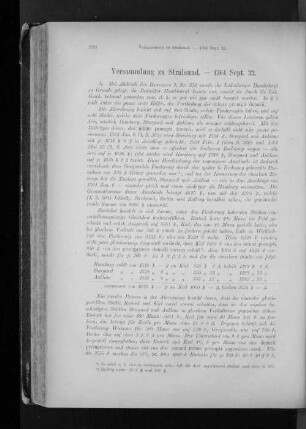 Versammlung zu Stralsund. - 1364 Sept. 22.