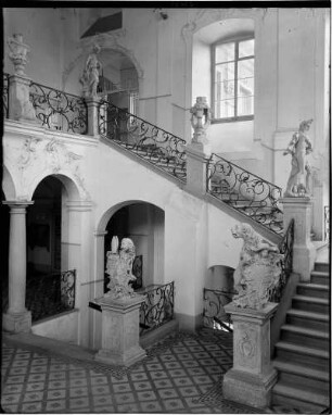 Meersburg Neues Schloss Treppenhaus