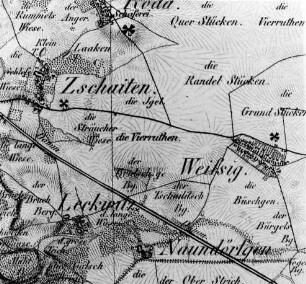 Nünchritz-Weißig. Oberreit, Sect. Oschatz, 1839/40