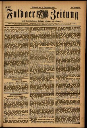 Ausgabe vom Mittwoch, den 09. September 1896.