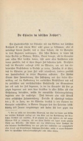 X. Die Chinesen im indischen Archipel