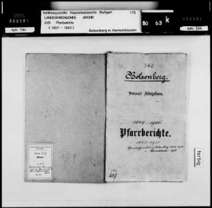 Belsenberg-Hermuthausen: Pfarrberichte und Pfarrbeschreibungen