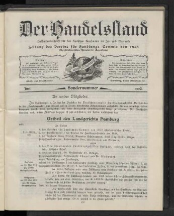 Juni Sondernummer 1902