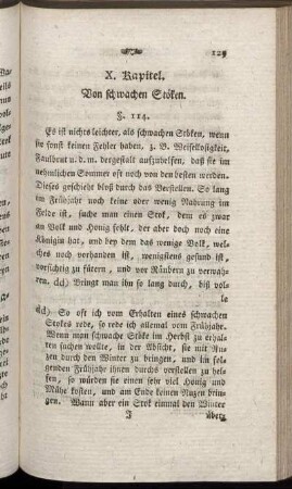 X. Kapitel. Von schwachen Stoeken