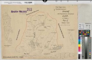 Grissenbach (Netphen), Umlegung Grissenbach, Urkarte I Flur 1