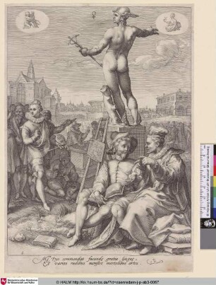 [Merkur herrscht über die bildenden und rhetorischen Künste; Mercury Presiding over the Visual and Rhetoric Arts]