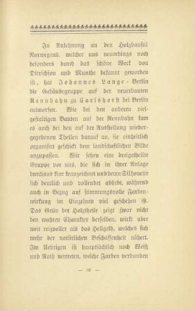[Gebäudegruppe auf der Rennbahn in Carlshorst]