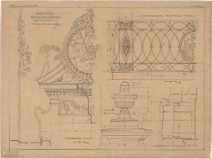 ohne Verfasserangabe; Eichstätt (Bayern); Bauaufnahmen (Bayerisches Denkmälerarchiv), Akademischer Architektenverein, München - Rathausportal (Details)