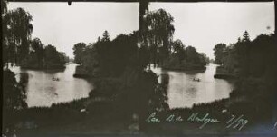 Paris. Bois de Boulogne. Lac Inférieur ("Großer See")