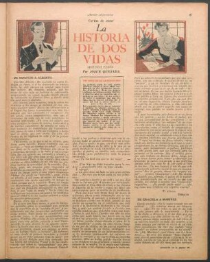 La historia de dos vidas : Cartas de amor