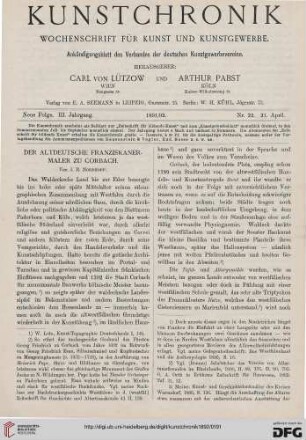 Heft 22 (21. April 1892)