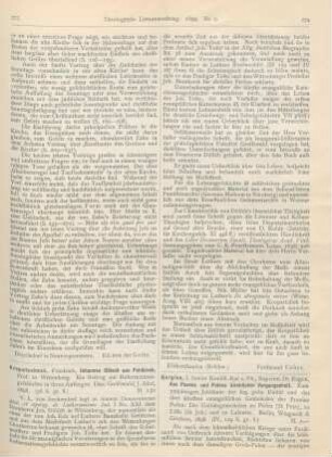 273-274 [Rezension] Kropatscheck, Friedrich, Johannes Dölsch aus Feldkirch, Prof. in Wittenberg. Ein Beitrag zur Reformationsgeschichte in ihren Anfängen