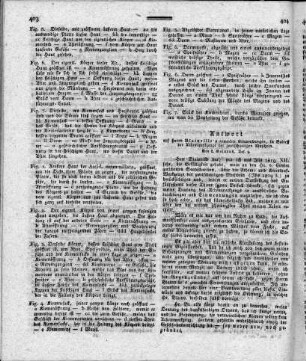 Antwort auf Herrn Blainville`s gemachte Einwendungen, in Betreff de Athemwerkzeuge der zweischaaligen Muscheln.