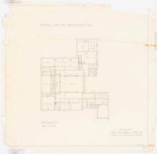 Villa von der Heydt, Berlin-Tiergarten Umbau: Grundriss Dachgeschoss 1:100
